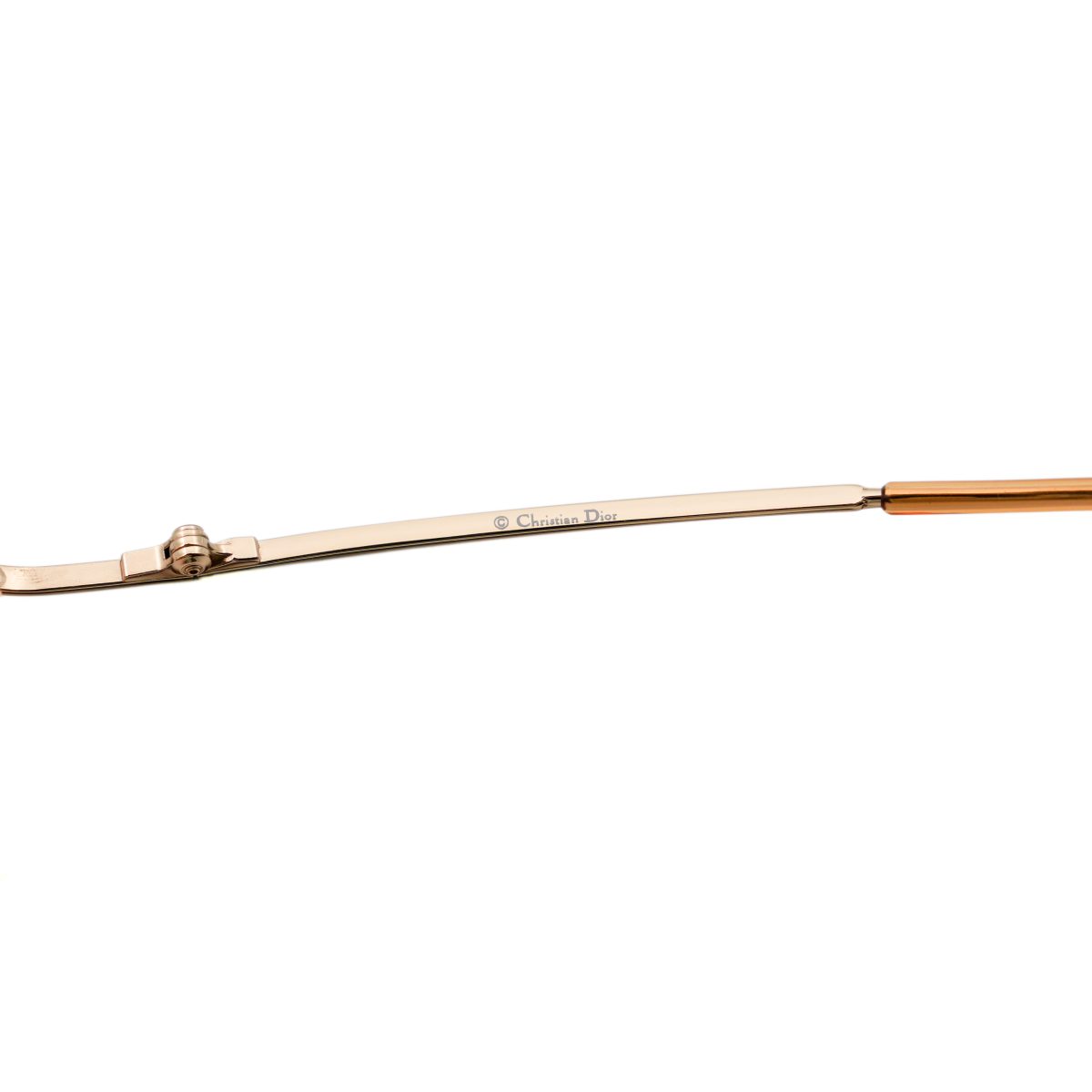 Dior Bowling/L Gold Rimless Shield Metal Logo Sunglasses — photo 7