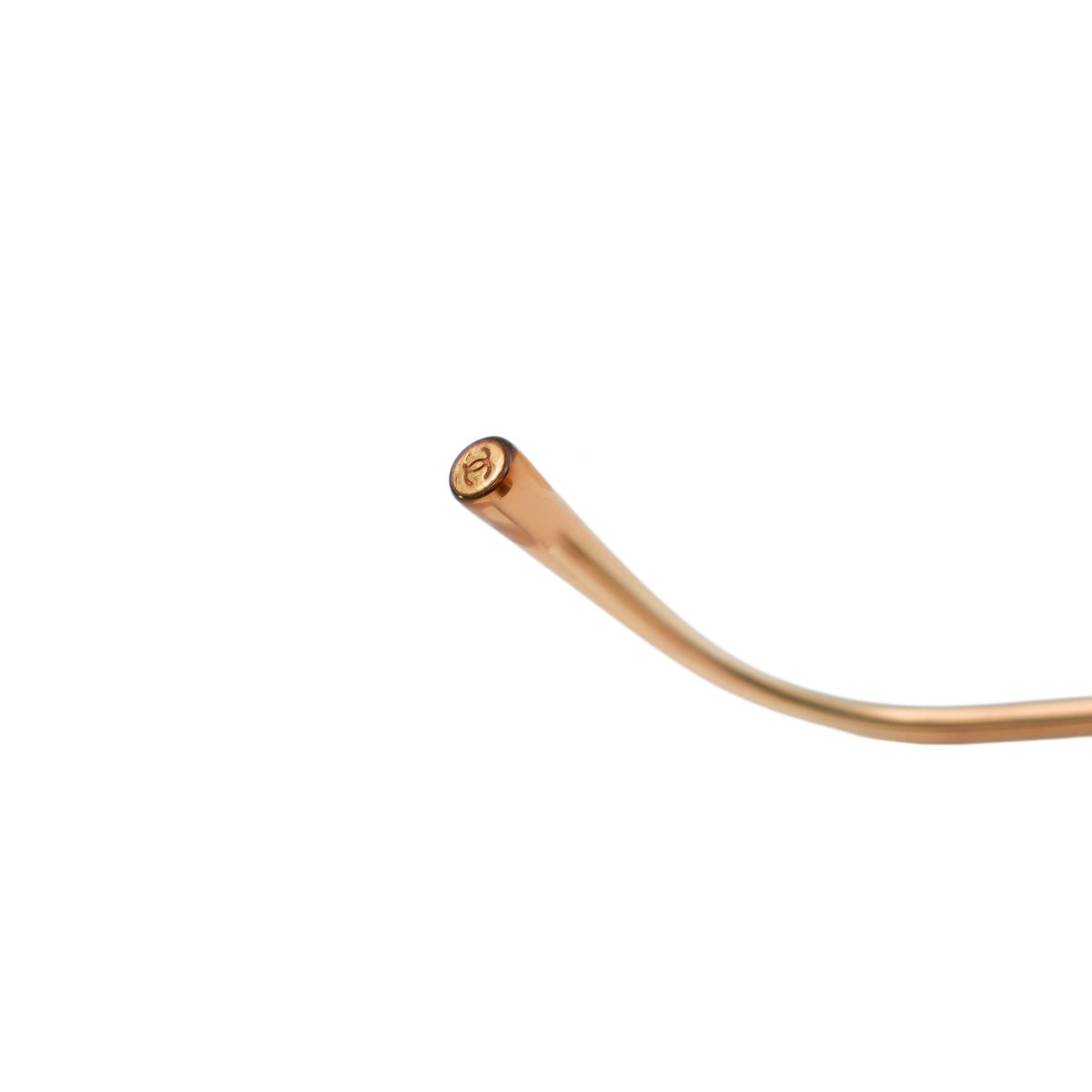 Chanel 4073 Gold Gradient Crystal CC Logo Y2K Sunglasses — photo 9