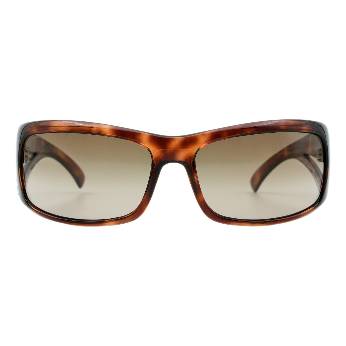 Prada SPR 09F Brown Tortoise Gradient Logo Y2K Sunglasses — photo 2