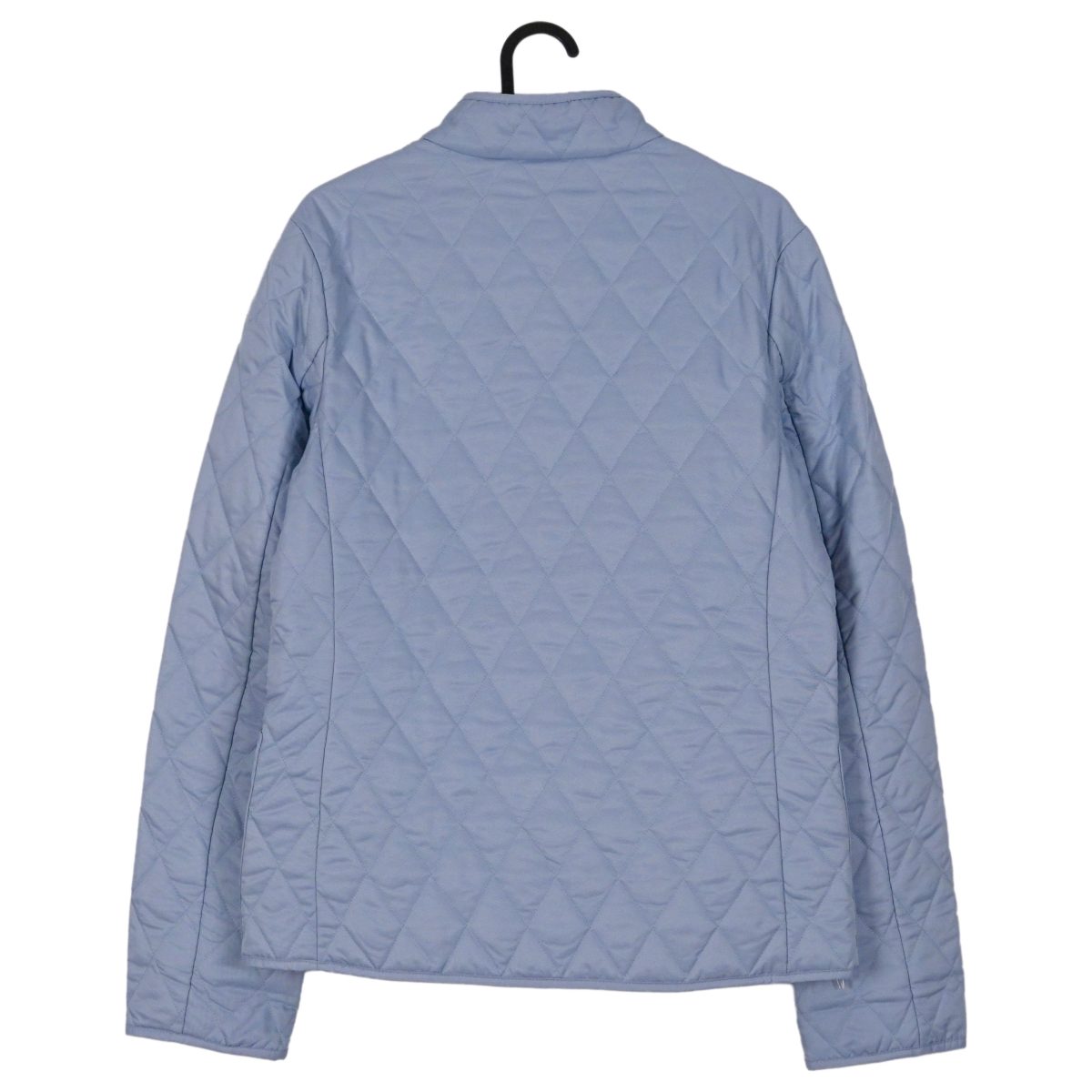 Burberry London Light Blue Nova Check Diamond Quilted Jacket — photo 2