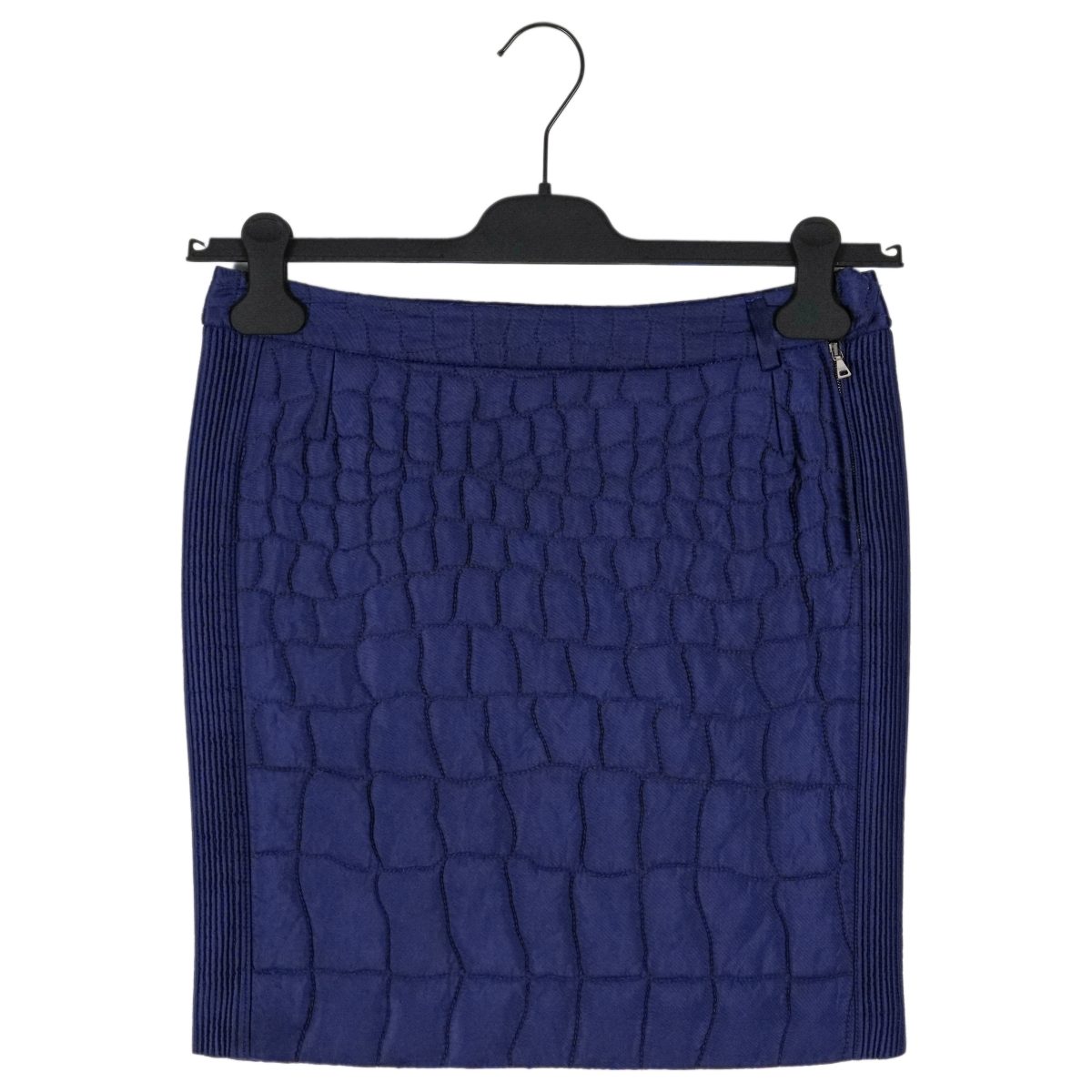 Vintage Prada Sport Y2K Blue Quilted Padded Nylon Mini Skirt