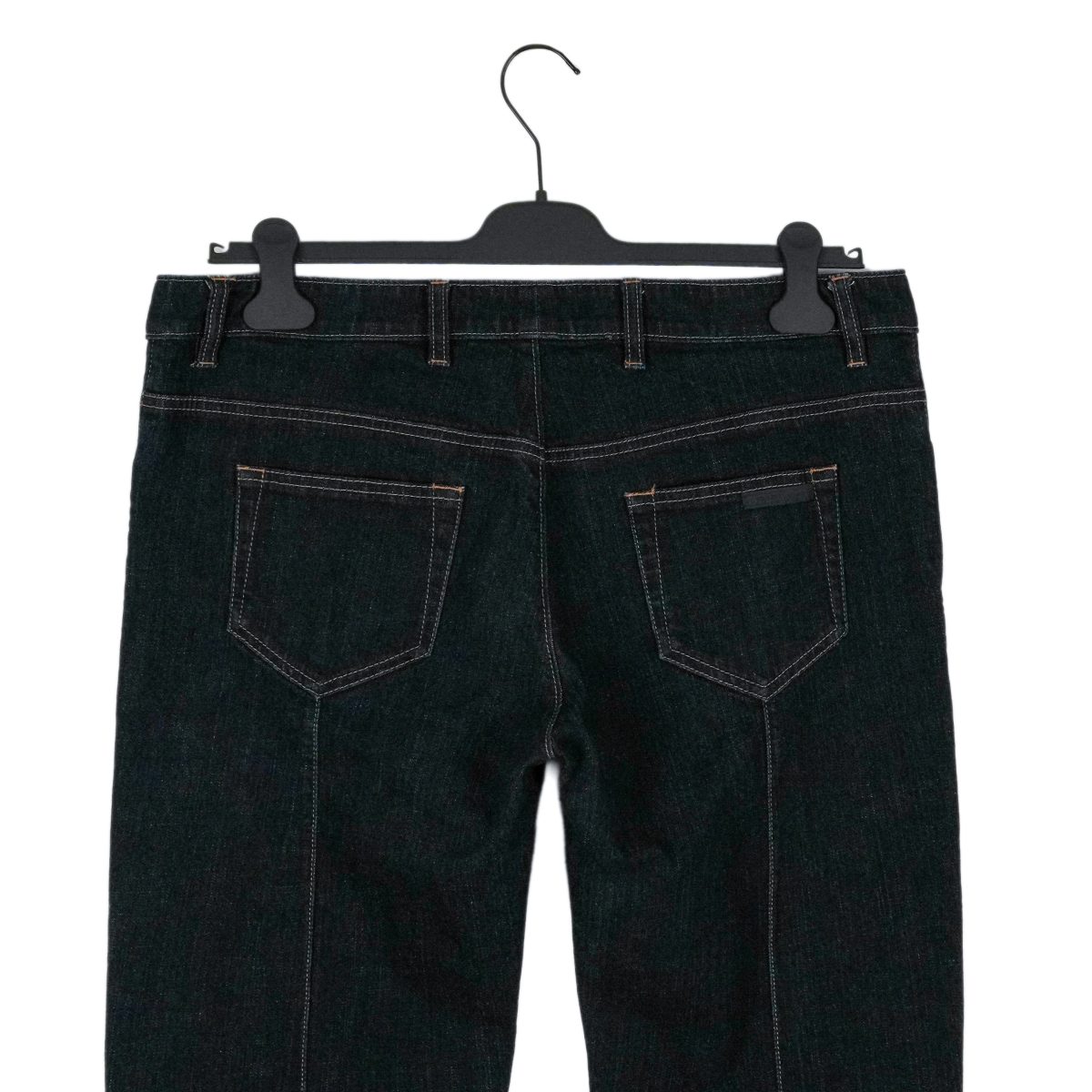 Prada Milano Dark Indigo Logo Selvedge Denim Jeans Pants — photo 4