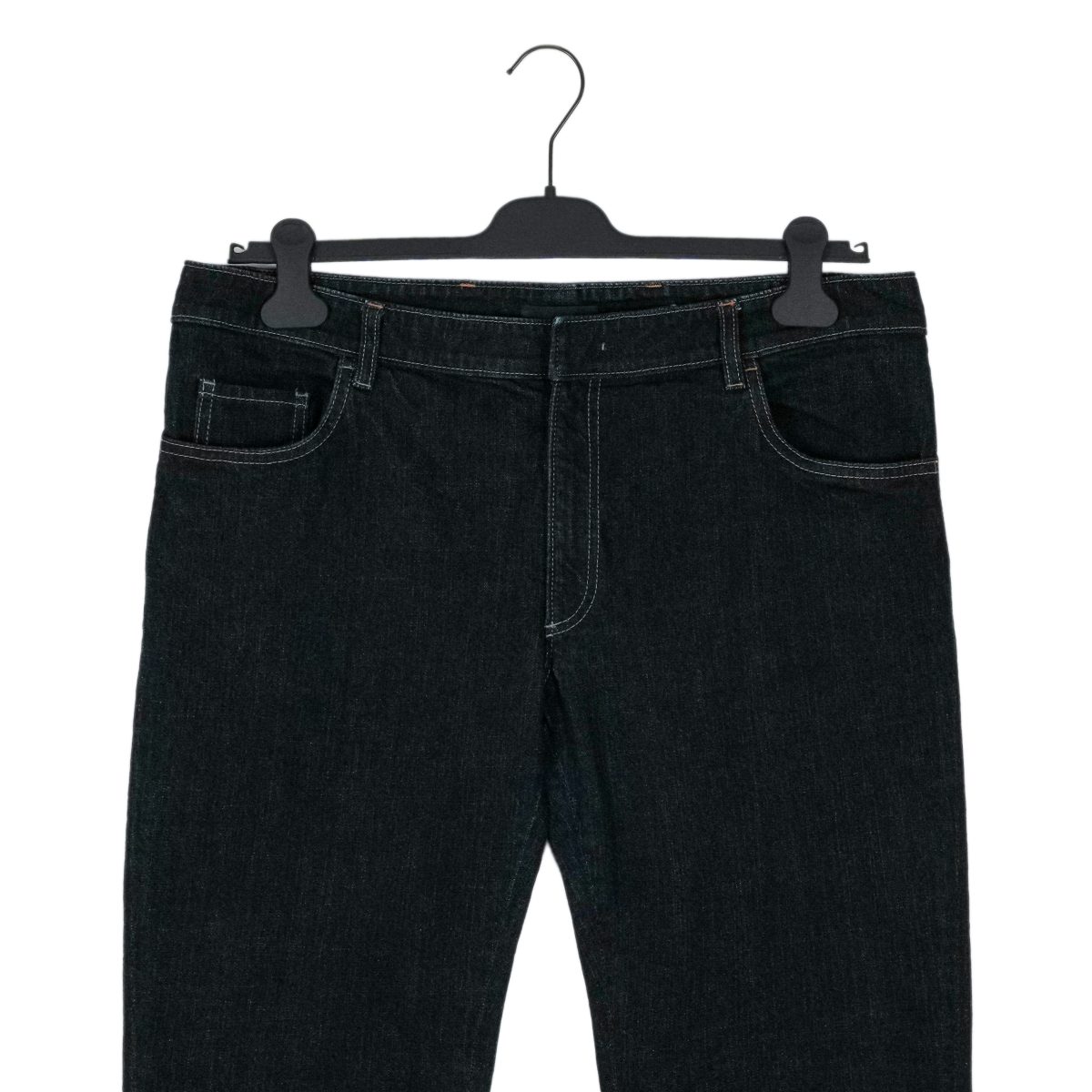 Prada Milano Dark Indigo Logo Selvedge Denim Jeans Pants — photo 3