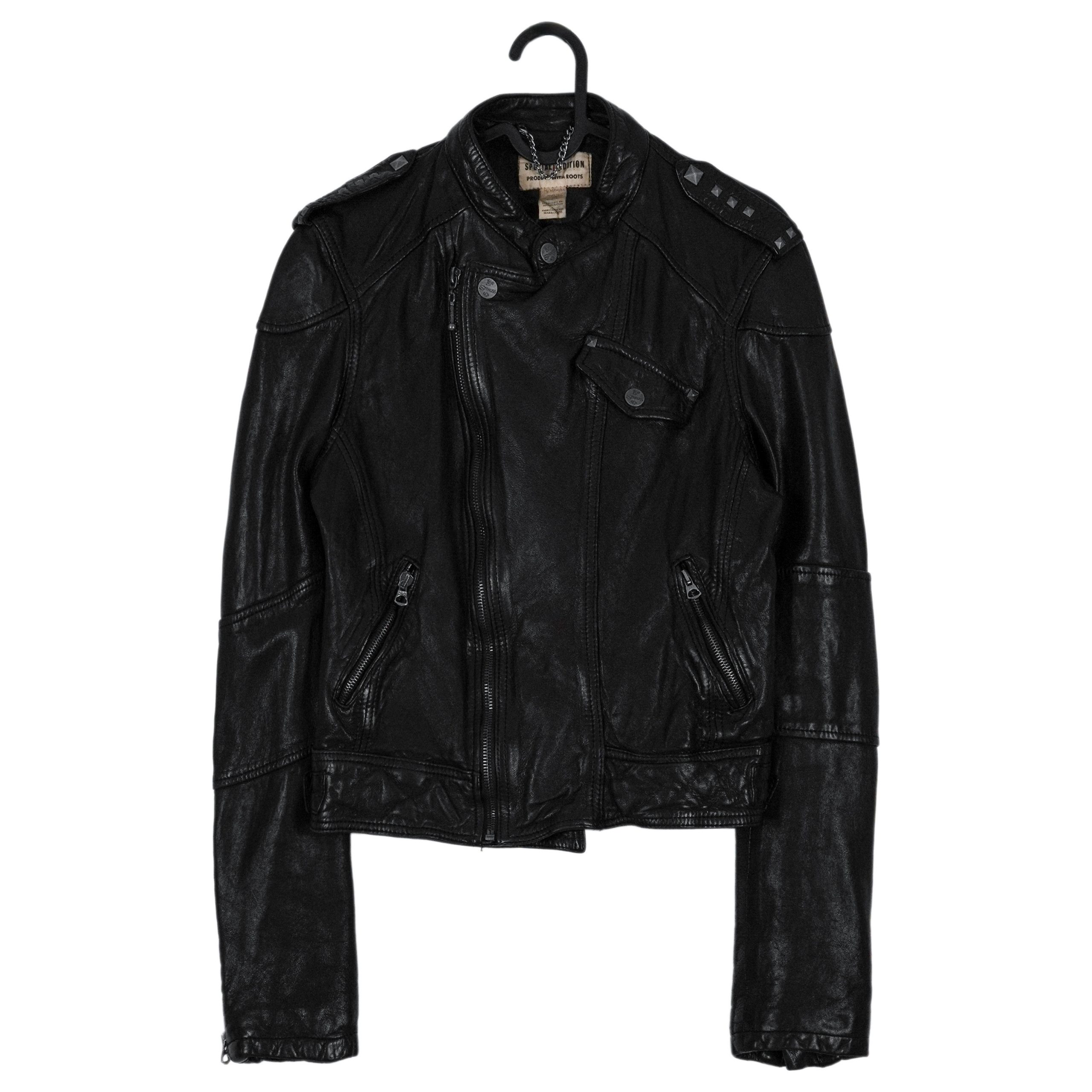 Levi's Special Edition Black Leather Studded Moto Jacket