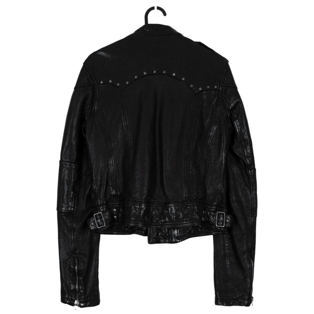 Levi's Special Edition Black Leather Studded Moto Jacket — photo 2