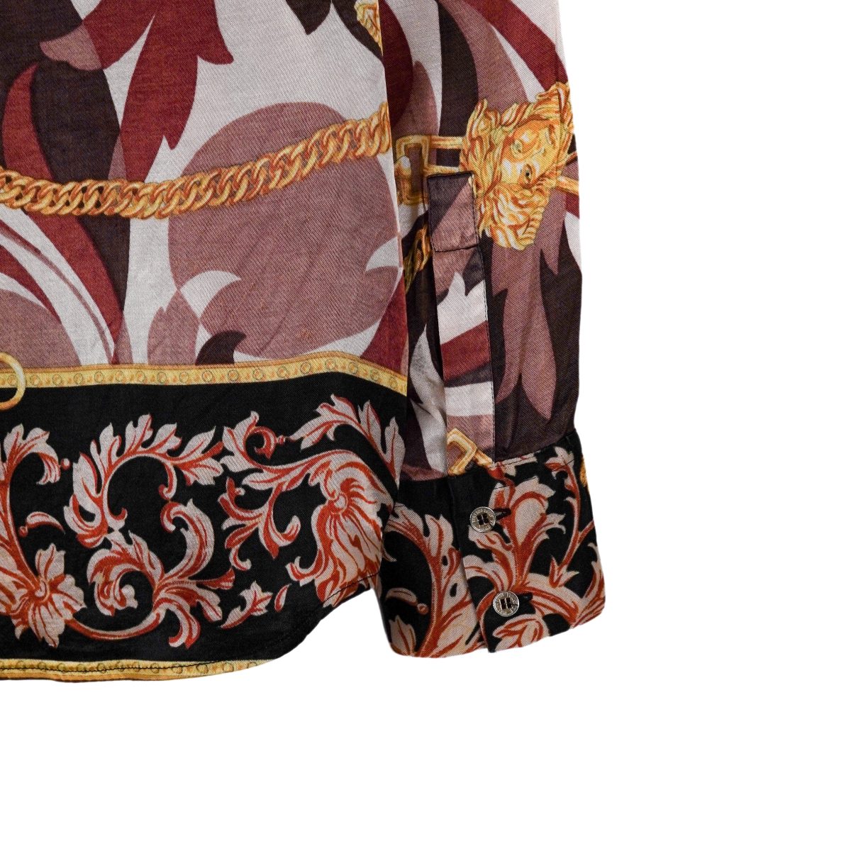 Versace Jeans Couture Medusa Baroque Gold Chain Print Shirt — photo 12