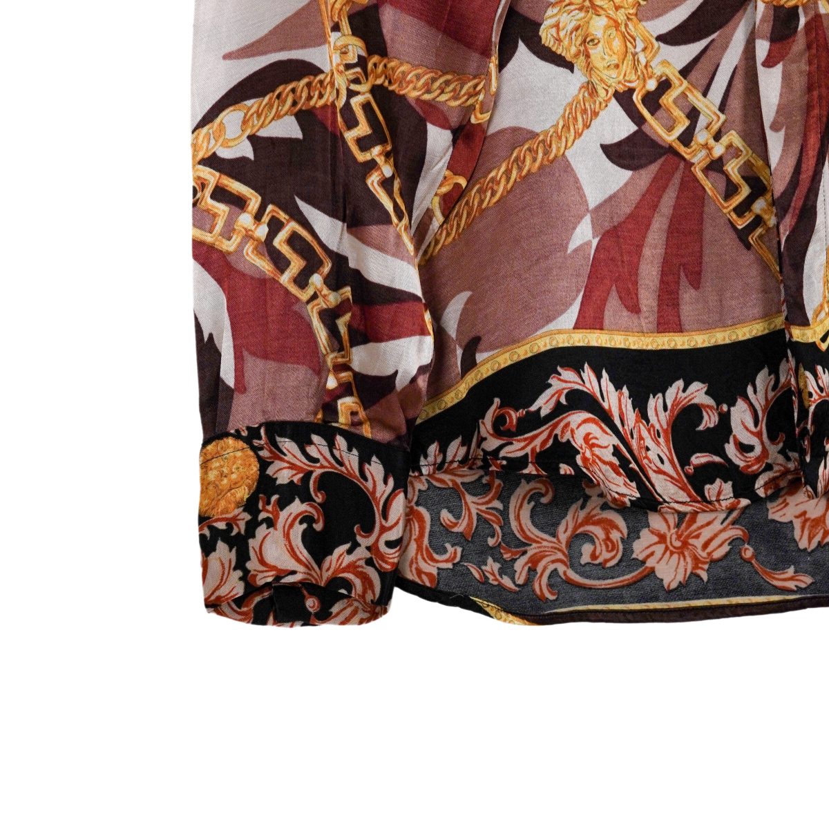 Versace Jeans Couture Medusa Baroque Gold Chain Print Shirt — photo 11