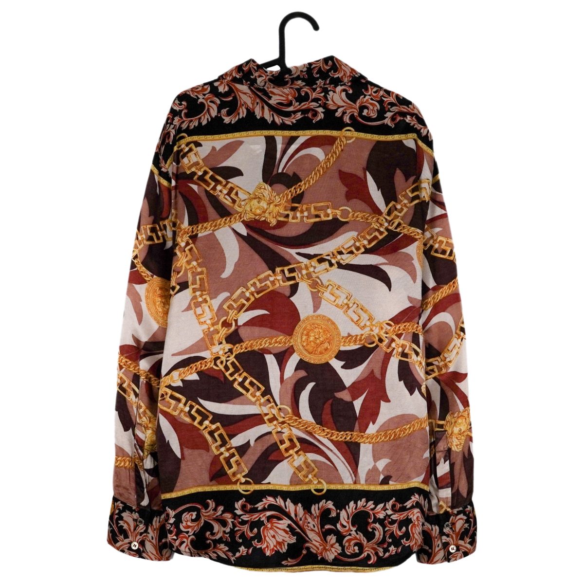 Versace Jeans Couture Medusa Baroque Gold Chain Print Shirt — photo 2