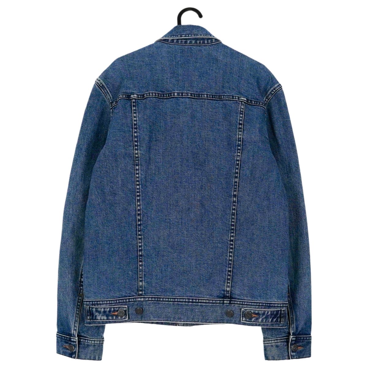 A.P.C. Rue Madame Paris Blue Denim Button Trucker Jacket — photo 2