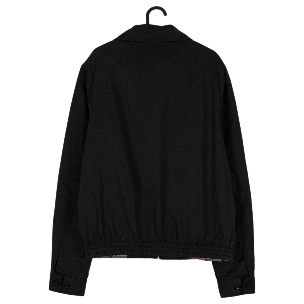 Burberry London Black Nova Check Embroidered Logo Zip Jacket — photo 2