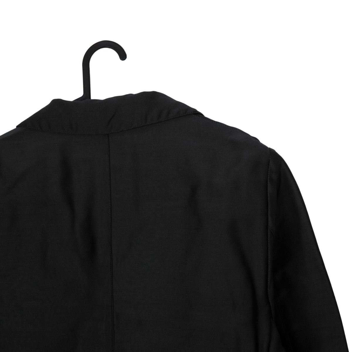 Prada AW 2009 Black Wool Blend Hidden Button Coat Jacket — photo 9