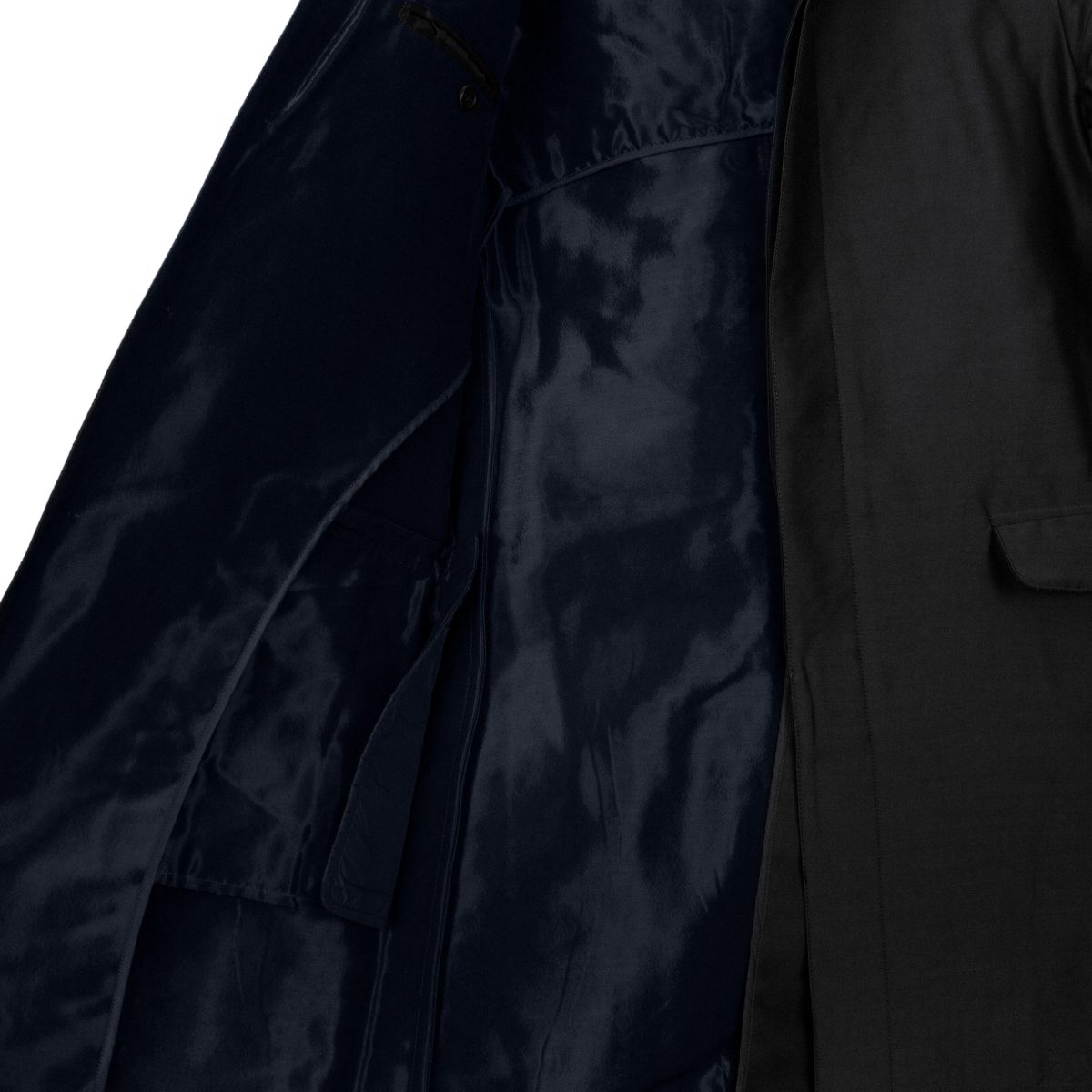 Prada AW 2009 Black Wool Blend Hidden Button Coat Jacket — photo 8
