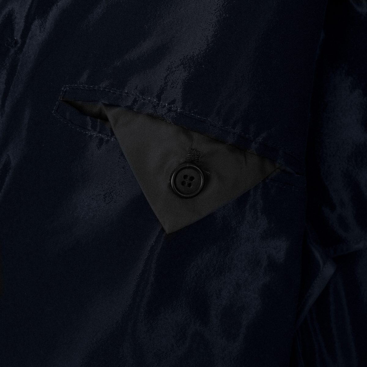 Prada AW 2009 Black Wool Blend Hidden Button Coat Jacket — photo 7