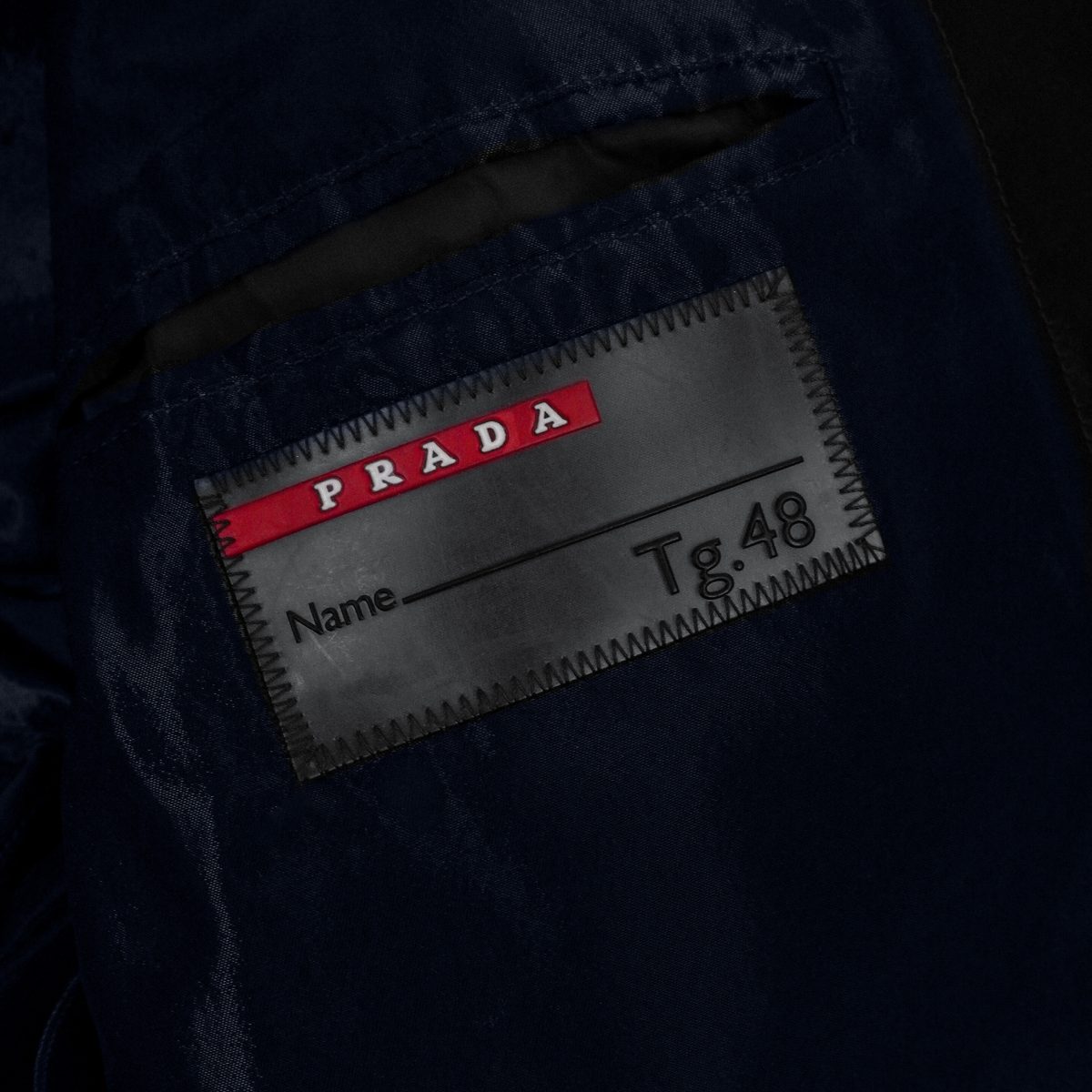 Prada AW 2009 Black Wool Blend Hidden Button Coat Jacket — photo 11