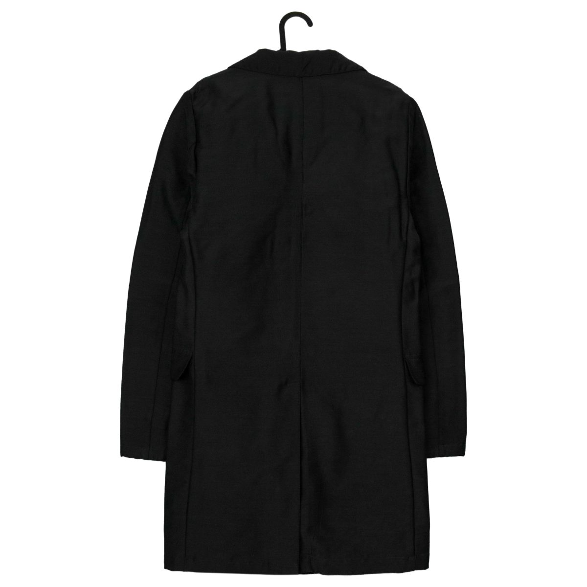 Prada AW 2009 Black Wool Blend Hidden Button Coat Jacket — photo 2