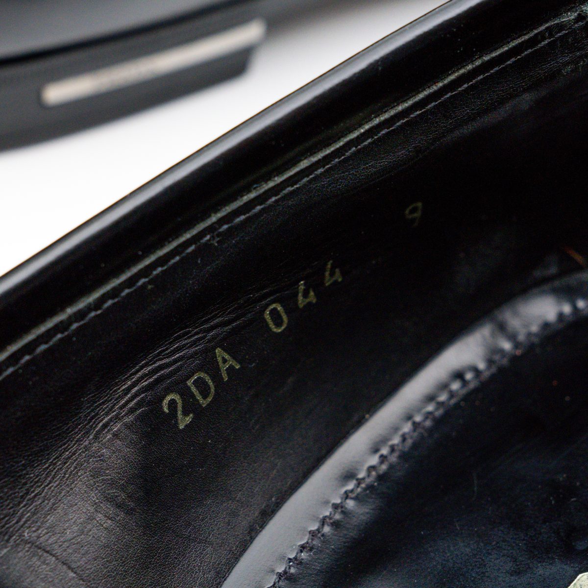 Prada Milano Black Leather Metal Logo Penny Loafers Shoes — photo 8