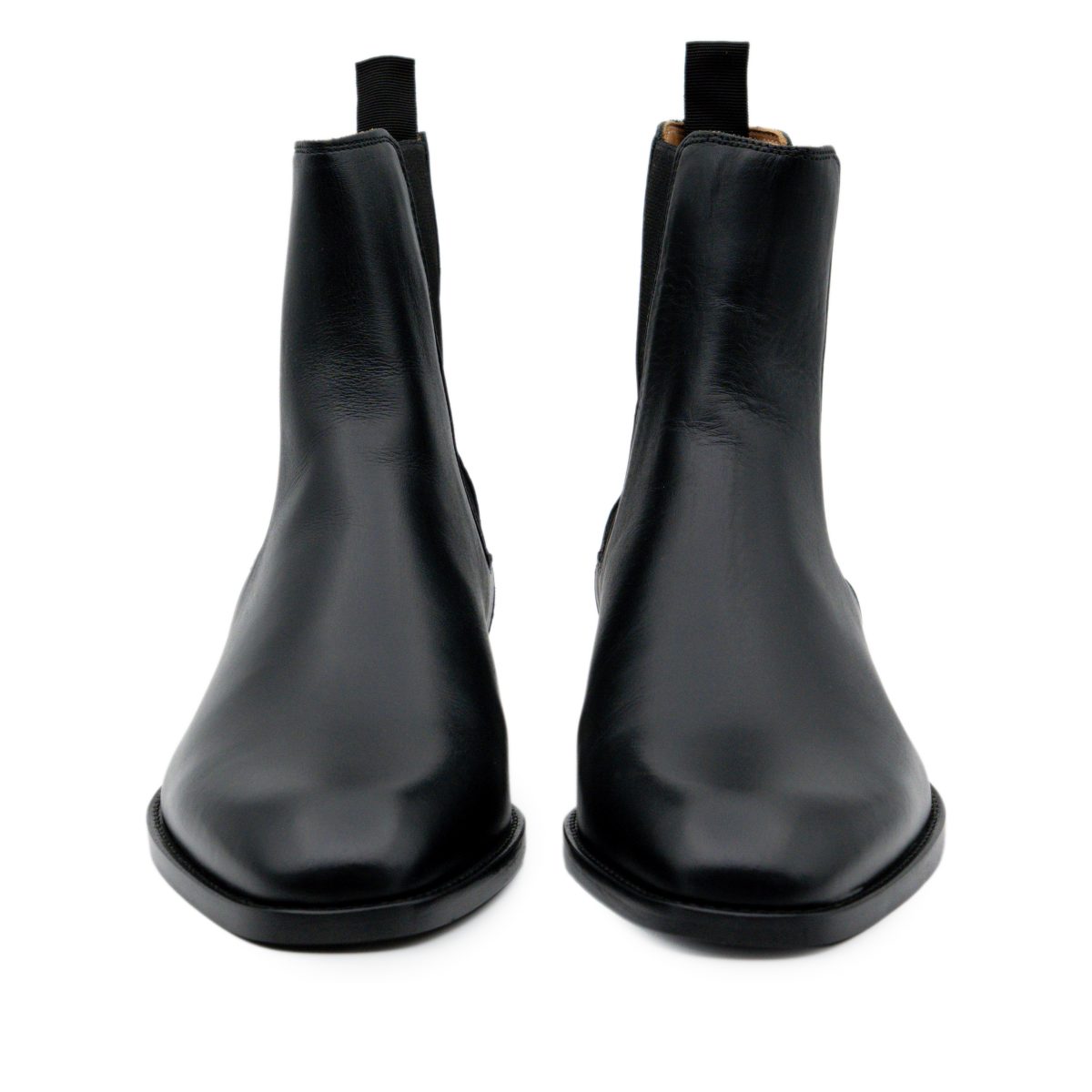 Sandro Paris Wyatt Black Smooth Leather Men's Chelsea Boots — photo 2
