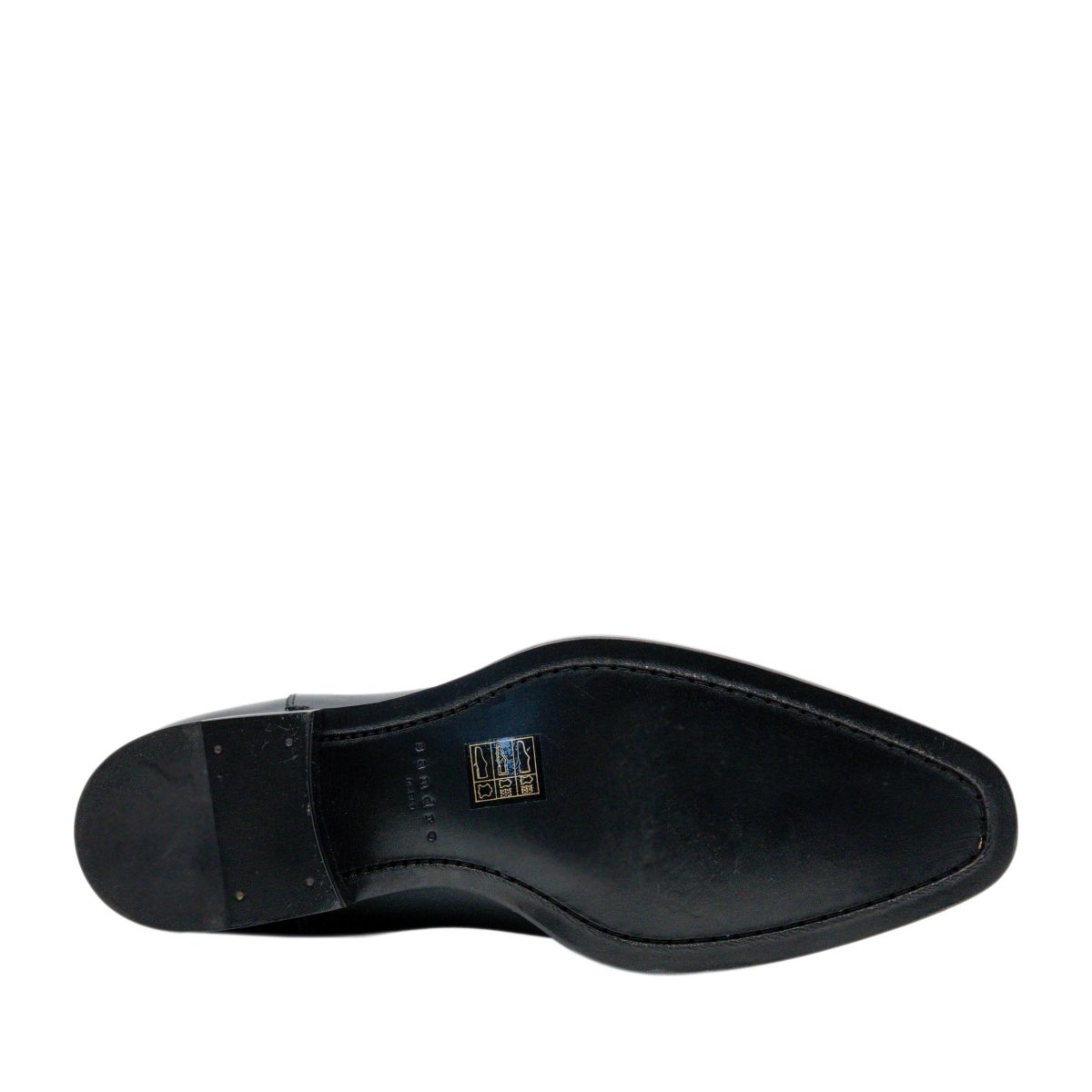 Sandro Paris Wyatt Black Smooth Leather Men's Chelsea Boots — photo 5