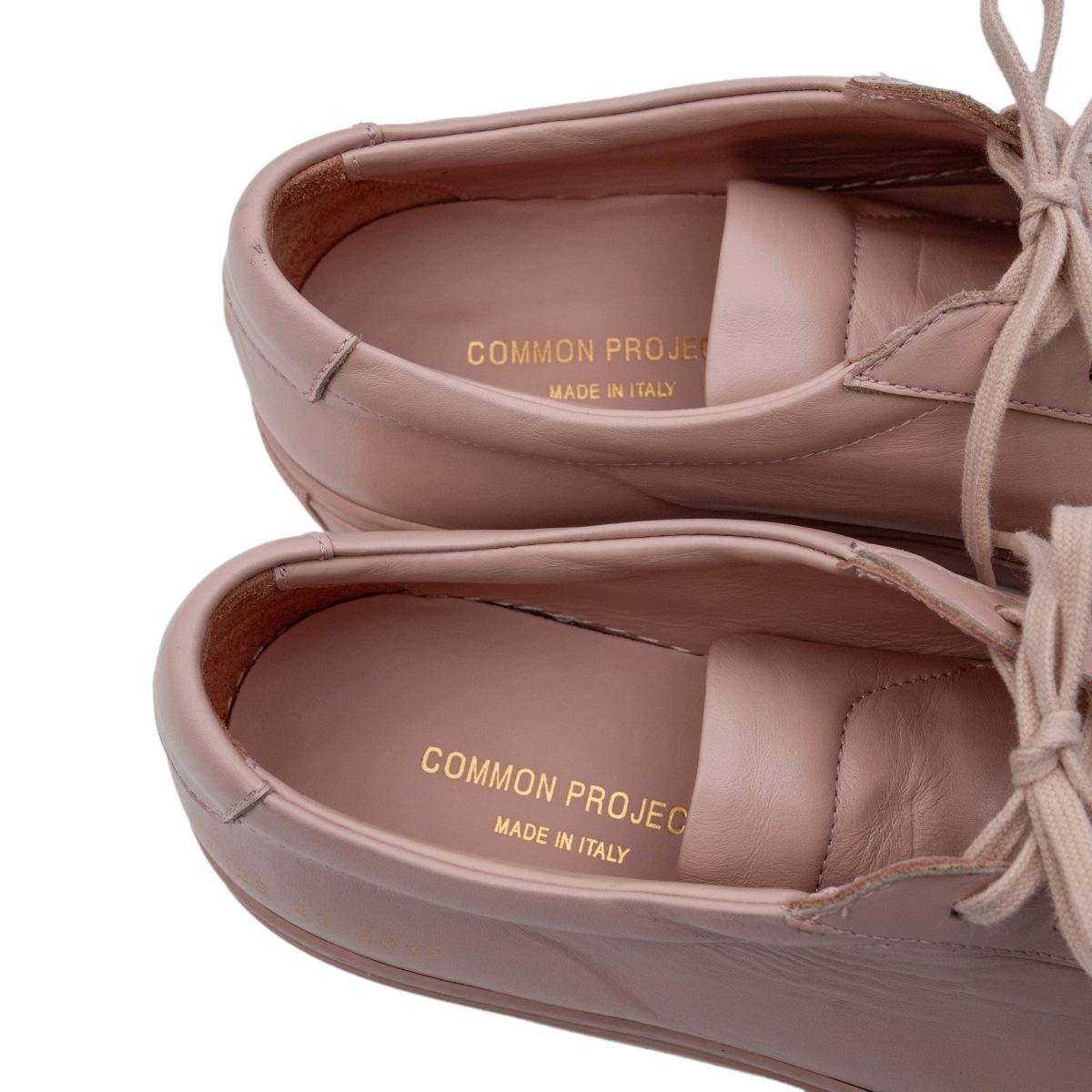 Common Projects Achilles Low Blush Pink Leather Sneakers — photo 8