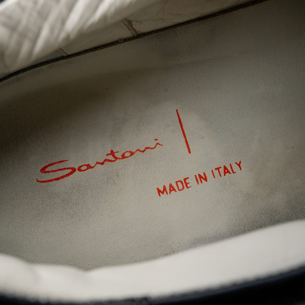 Santoni Black Smooth Leather Chunky Sole Shoes Sneakers — photo 9