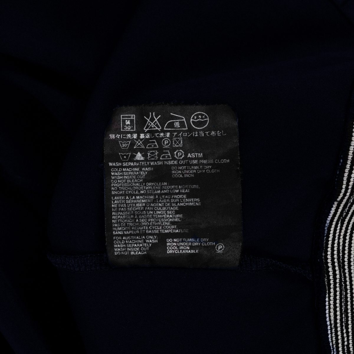 Prada Sport Linea Rossa Navy Striped Logo Zip Track Jacket — photo 9
