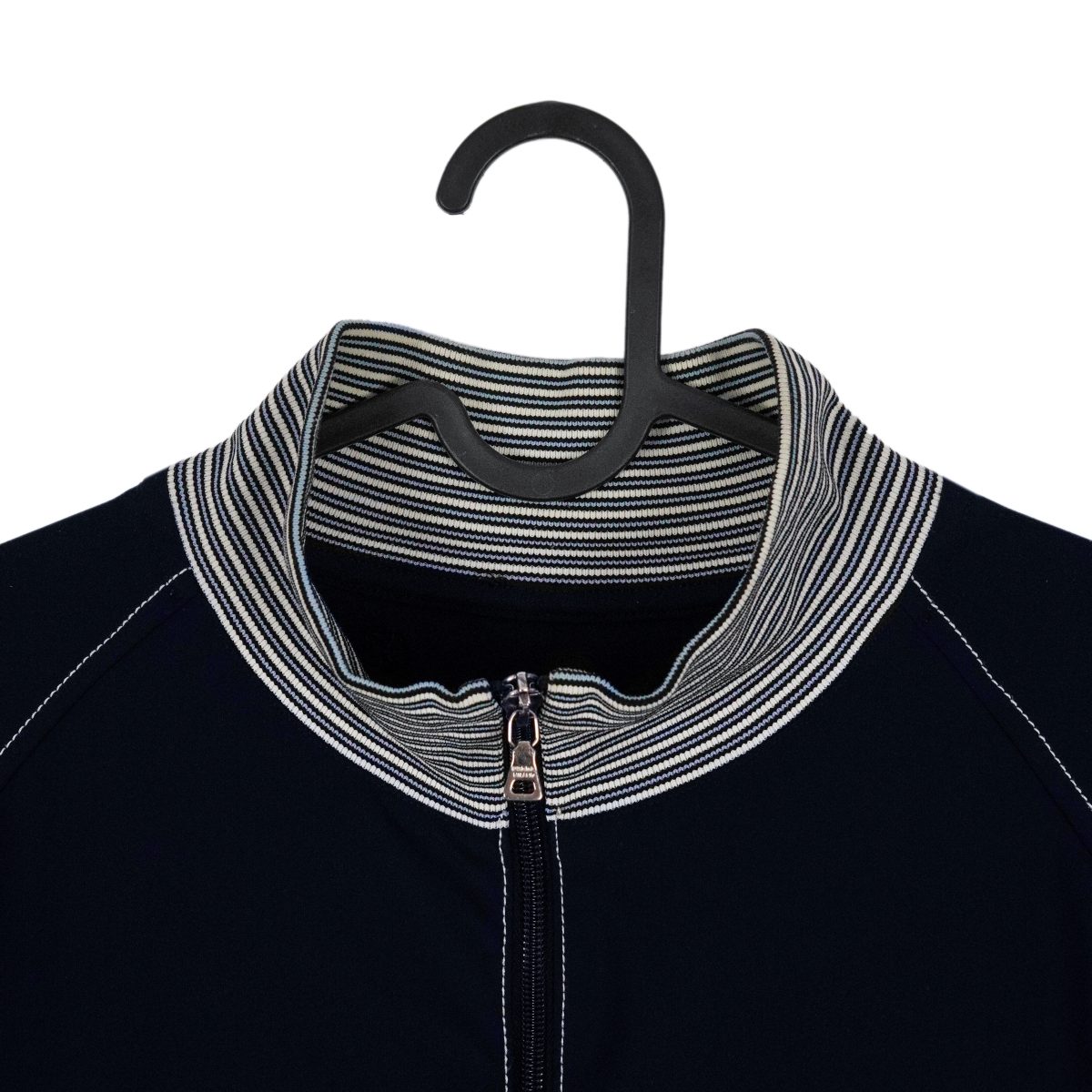 Prada Sport Linea Rossa Navy Striped Logo Zip Track Jacket — photo 3