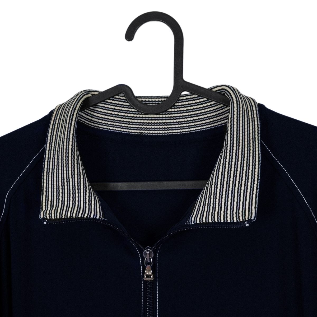 Prada Sport Linea Rossa Navy Striped Logo Zip Track Jacket — photo 4