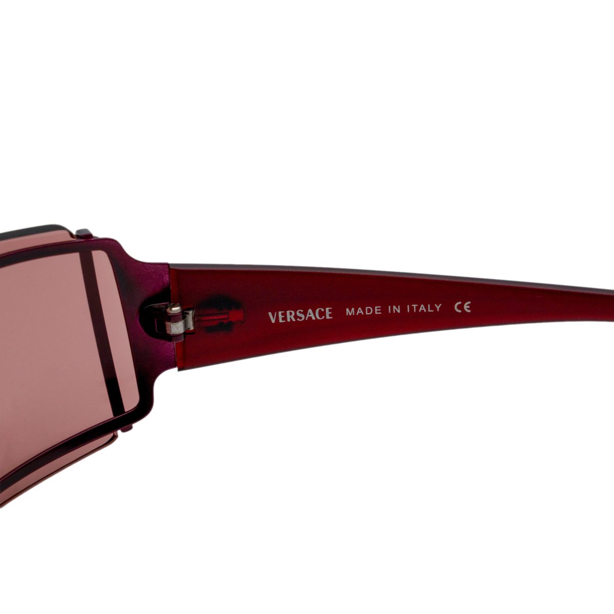 Versace MOD 2027 Burgundy Rimless Medusa Logo Sunglasses — photo 6