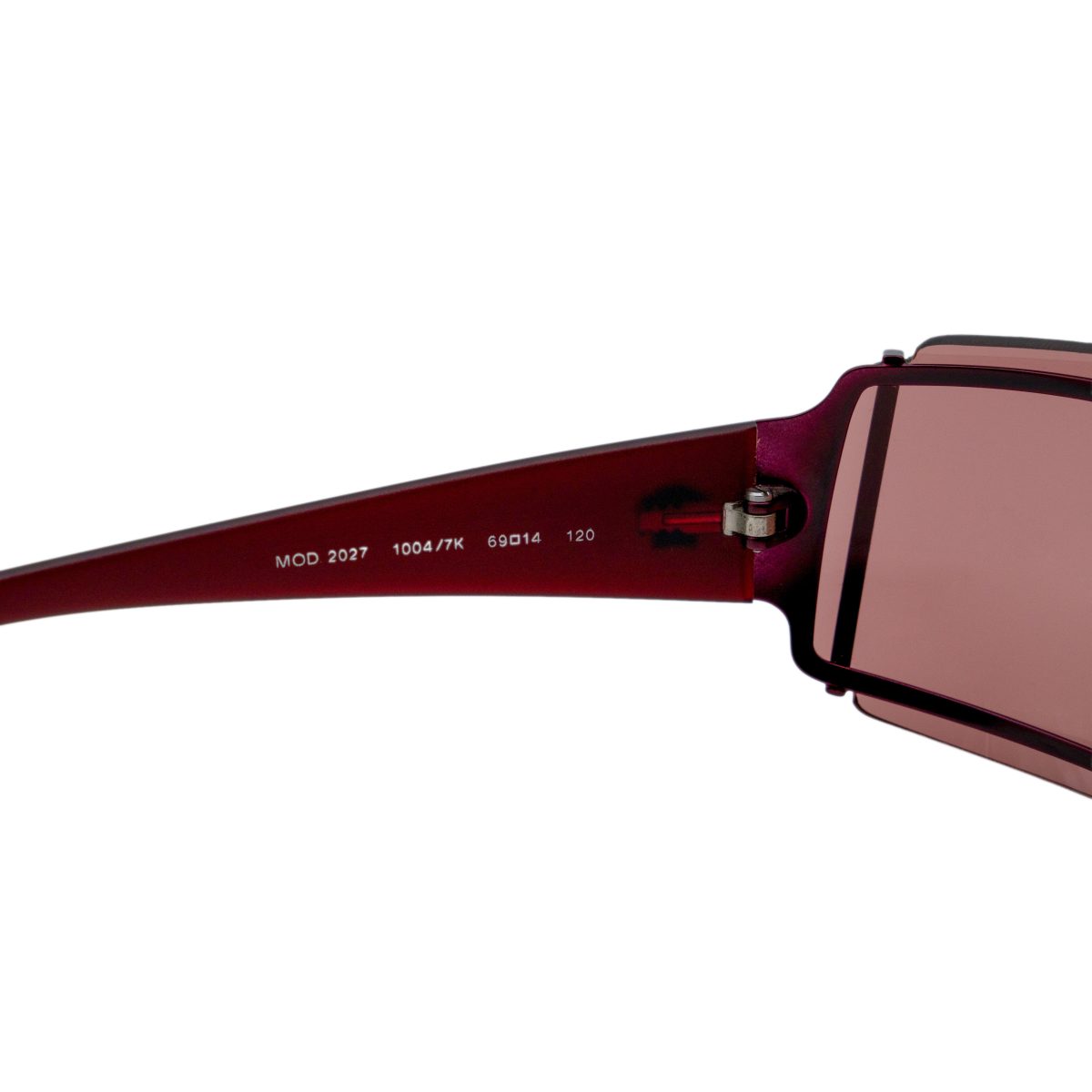 Versace MOD 2027 Burgundy Rimless Medusa Logo Sunglasses — photo 7