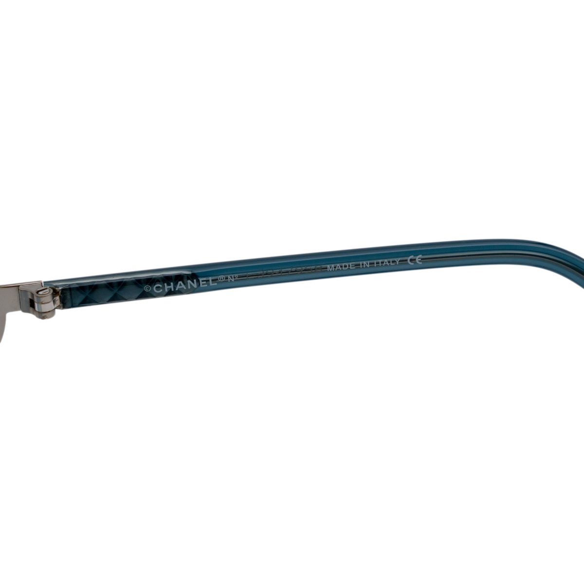 Chanel 4027 Silver Rimless Gradient CC Logo Y2K Sunglasses — photo 5