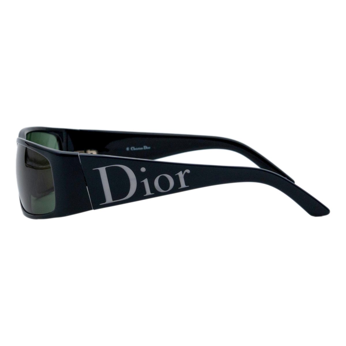Vintage Dior Your Dior 2 Black Rectangular Logo Sunglasses — photo 3