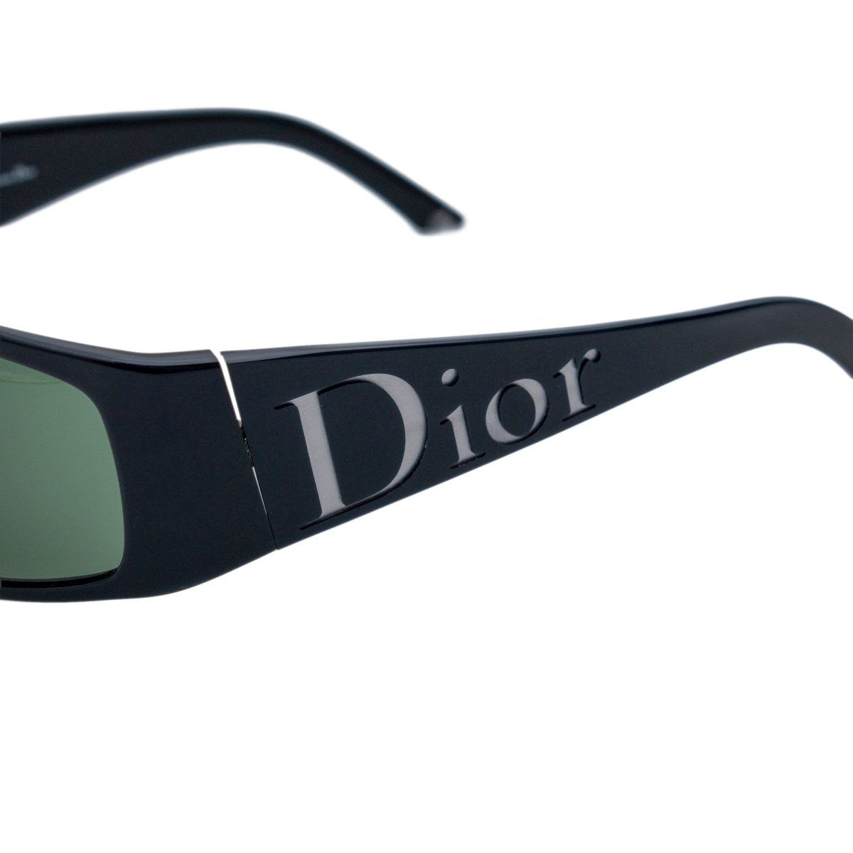 Vintage Dior Your Dior 2 Black Rectangular Logo Sunglasses — photo 4