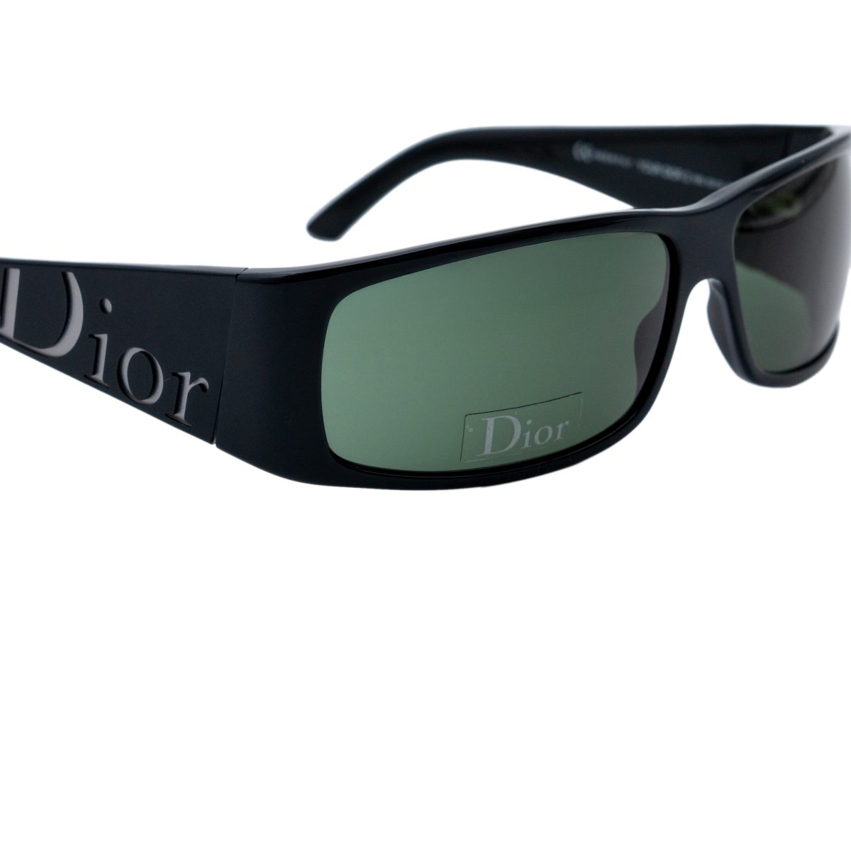 Vintage Dior Your Dior 2 Black Rectangular Logo Sunglasses — photo 7