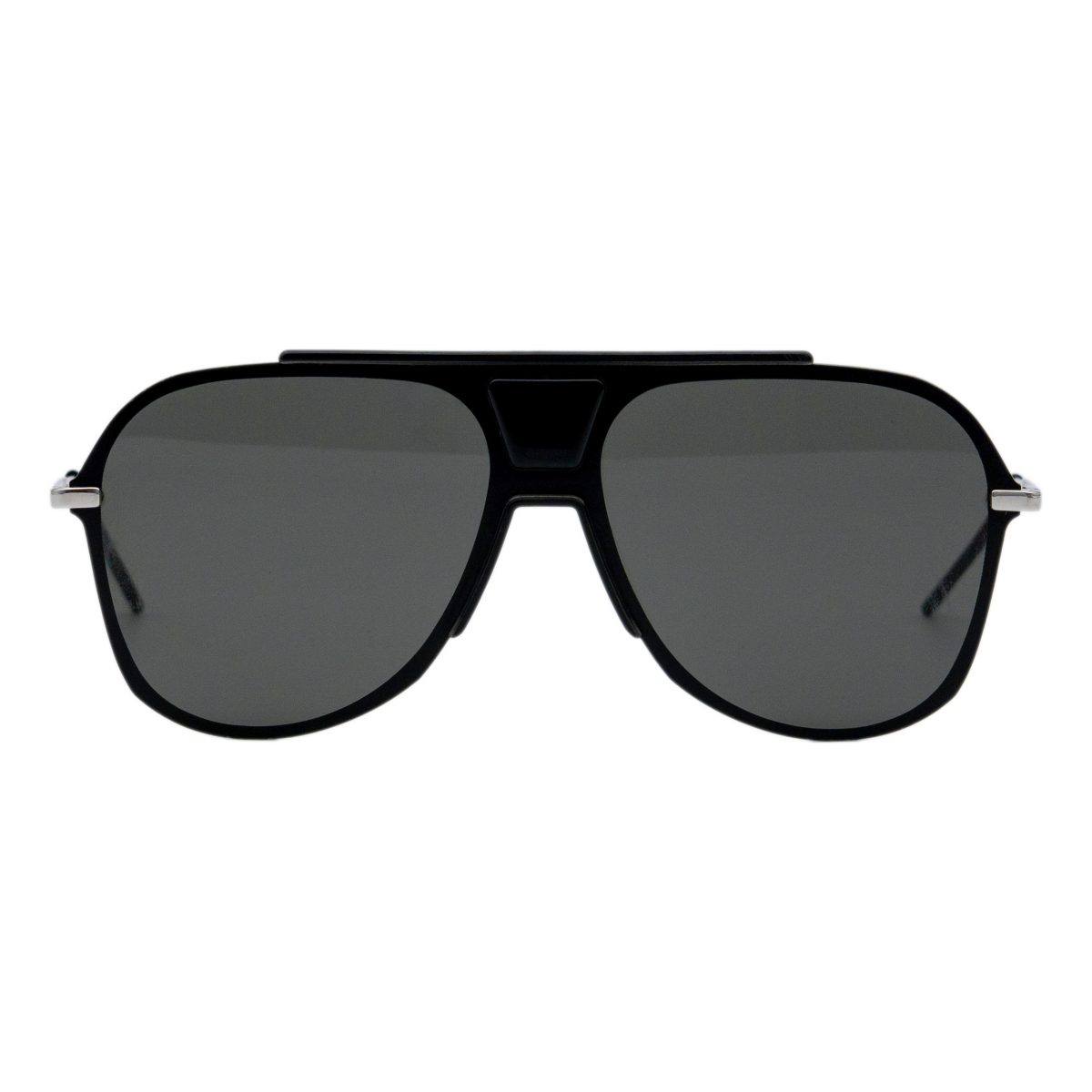 Dior Homme 0224S Black Metal CD Logo Aviator Sunglasses — photo 2