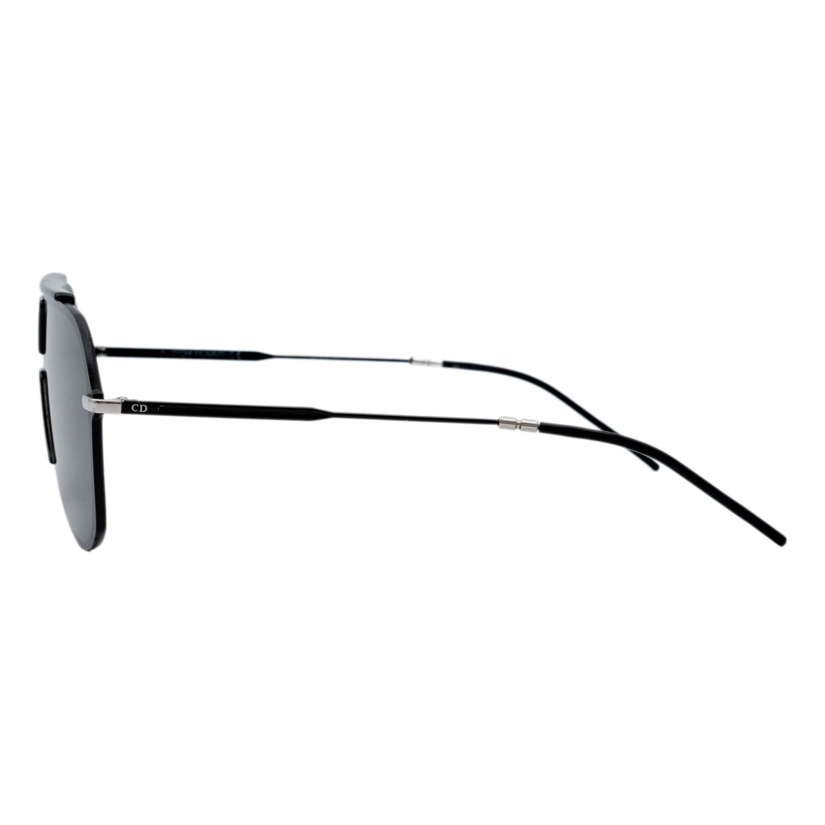 Dior Homme 0224S Black Metal CD Logo Aviator Sunglasses — photo 3