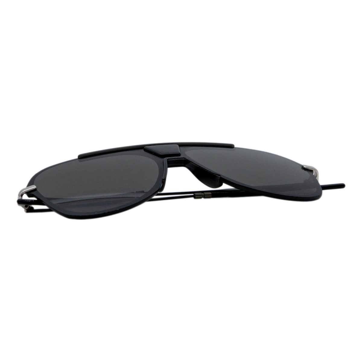 Dior Homme 0224S Black Metal CD Logo Aviator Sunglasses — photo 10