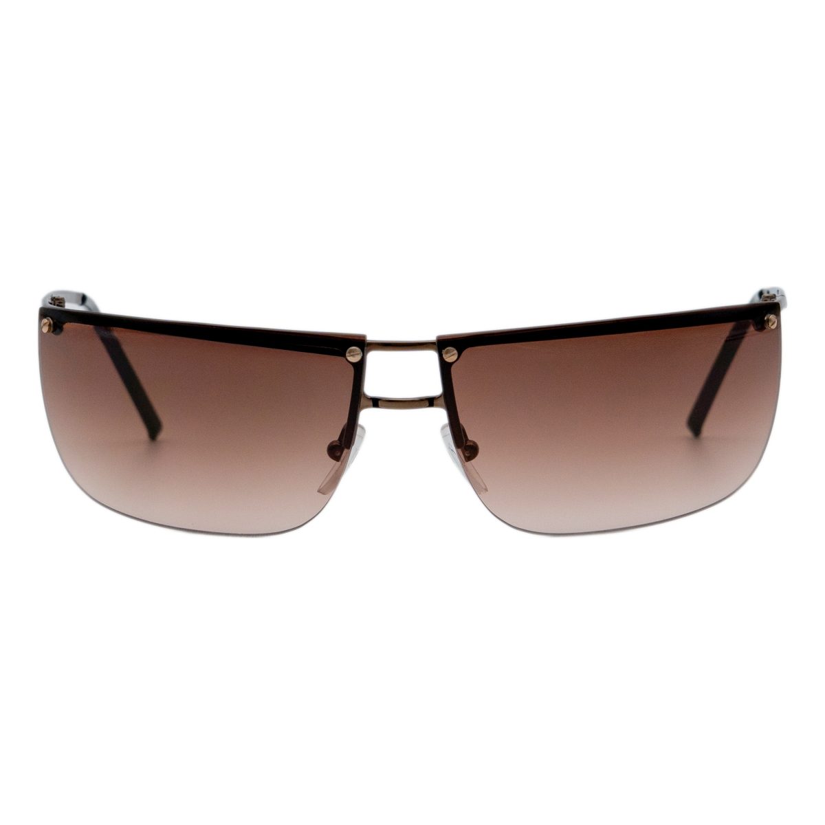Vintage Gucci GG 2653 Tom Ford Era Brown Logo Sunglasses — photo 2