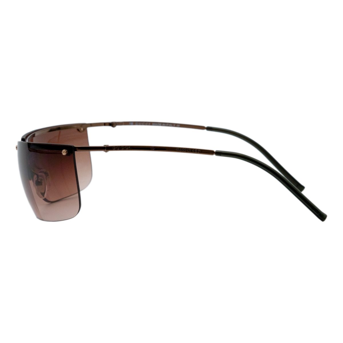 Vintage Gucci GG 2653 Tom Ford Era Brown Logo Sunglasses — photo 3