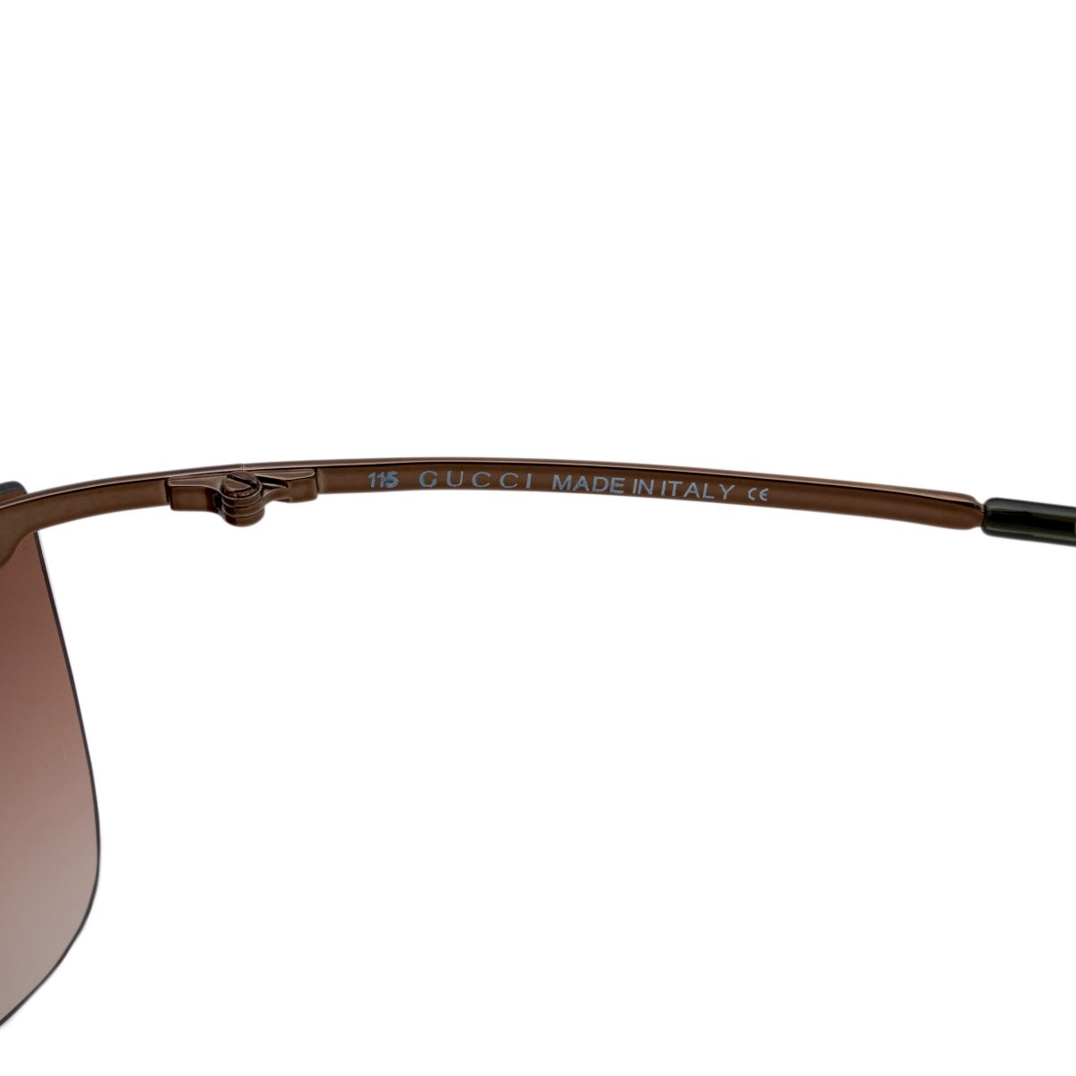 Vintage Gucci GG 2653 Tom Ford Era Brown Logo Sunglasses — photo 6