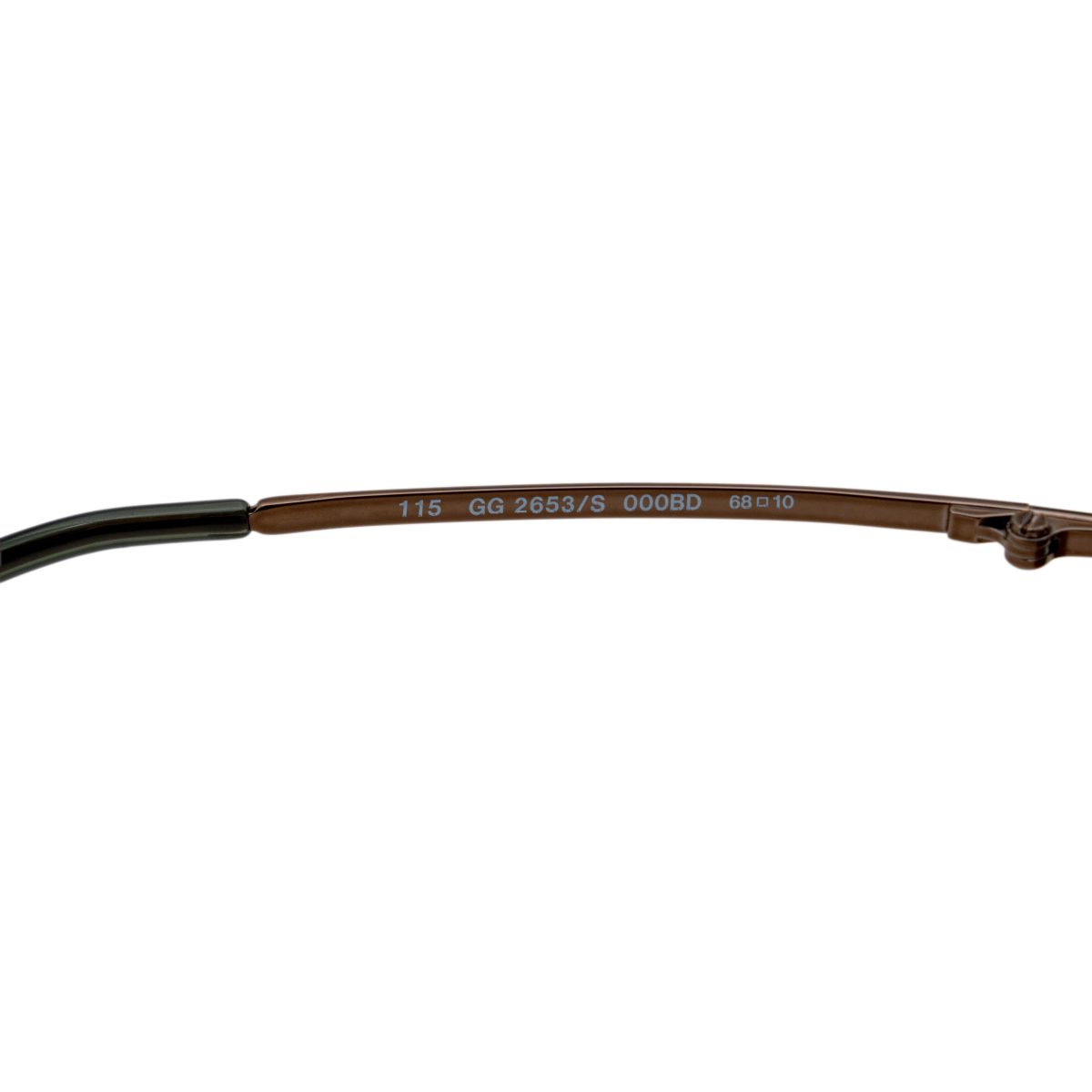 Vintage Gucci GG 2653 Tom Ford Era Brown Logo Sunglasses — photo 7
