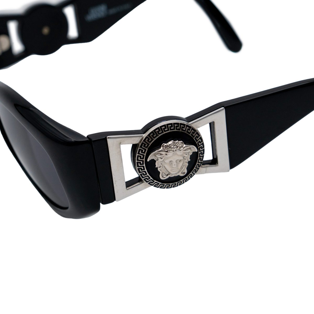 Vintage Gianni Versace MOD 424 Black Medusa Logo Sunglasses — photo 4