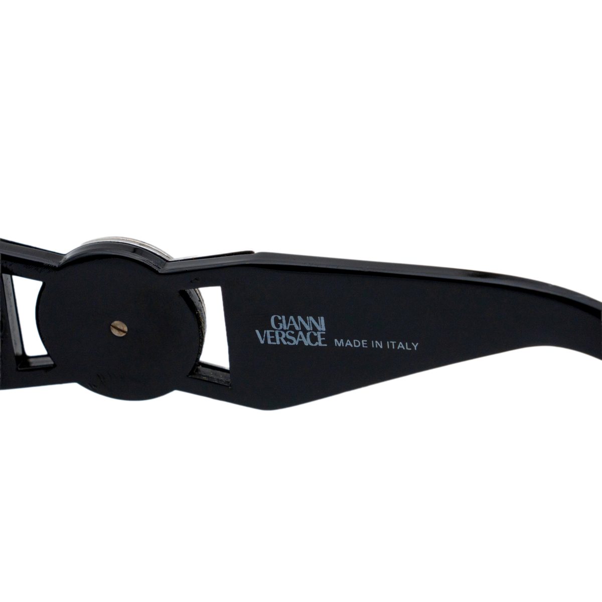 Vintage Gianni Versace MOD 424 Black Medusa Logo Sunglasses — photo 6