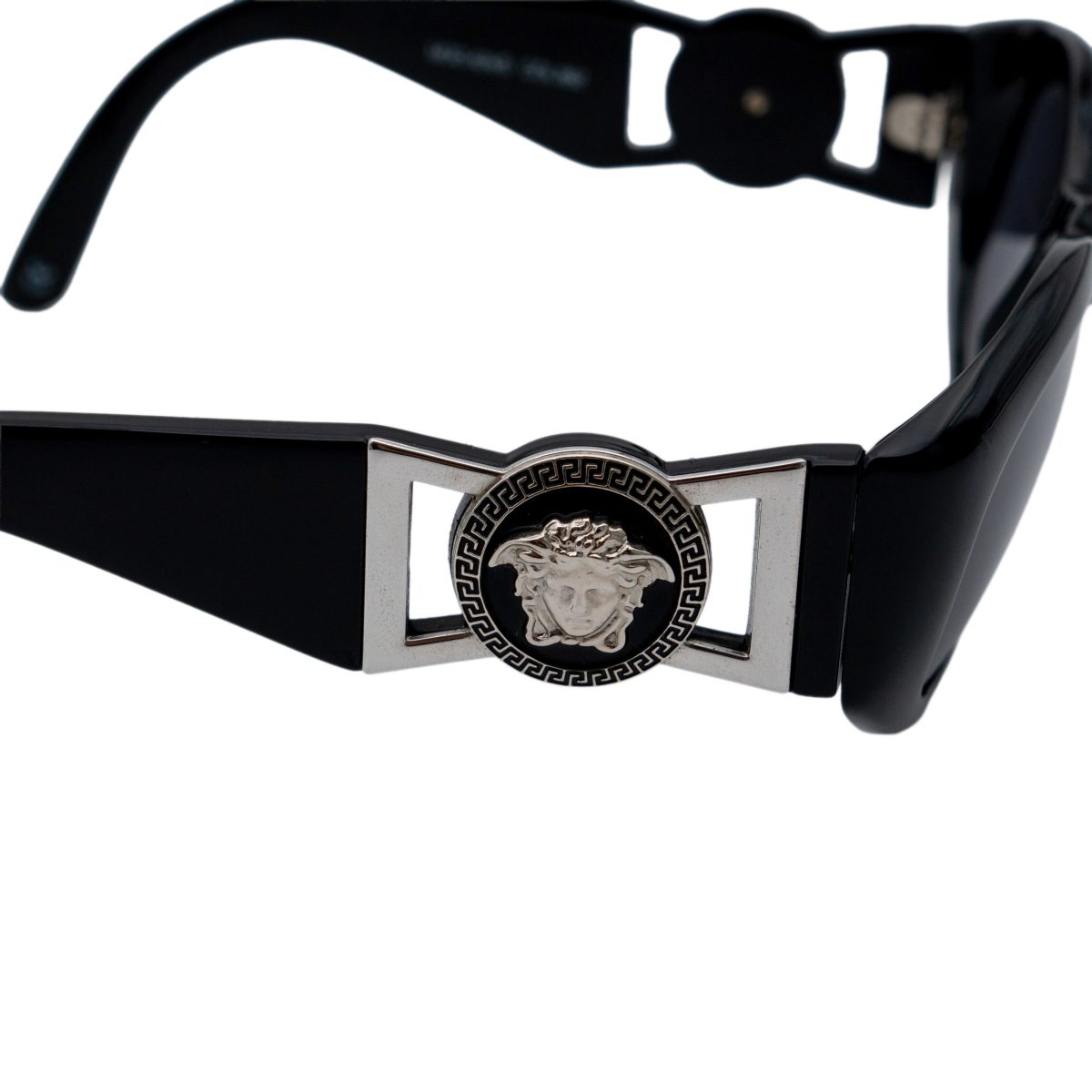 Vintage Gianni Versace MOD 424 Black Medusa Logo Sunglasses — photo 5