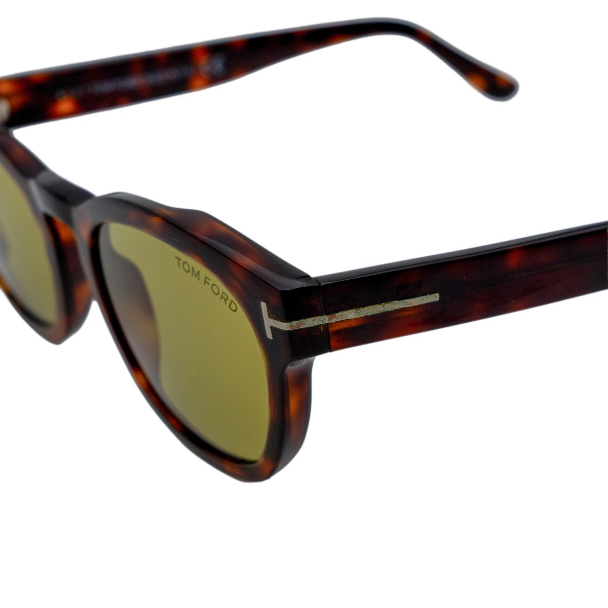 Tom Ford Bryan 02 Tortoise Brown Round Logo Y2K Sunglasses — photo 4