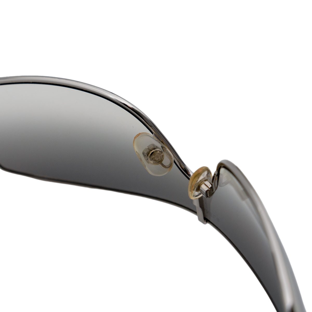 Chanel 4072 Silver Gradient Shield Crystal Logo Sunglasses — photo 7
