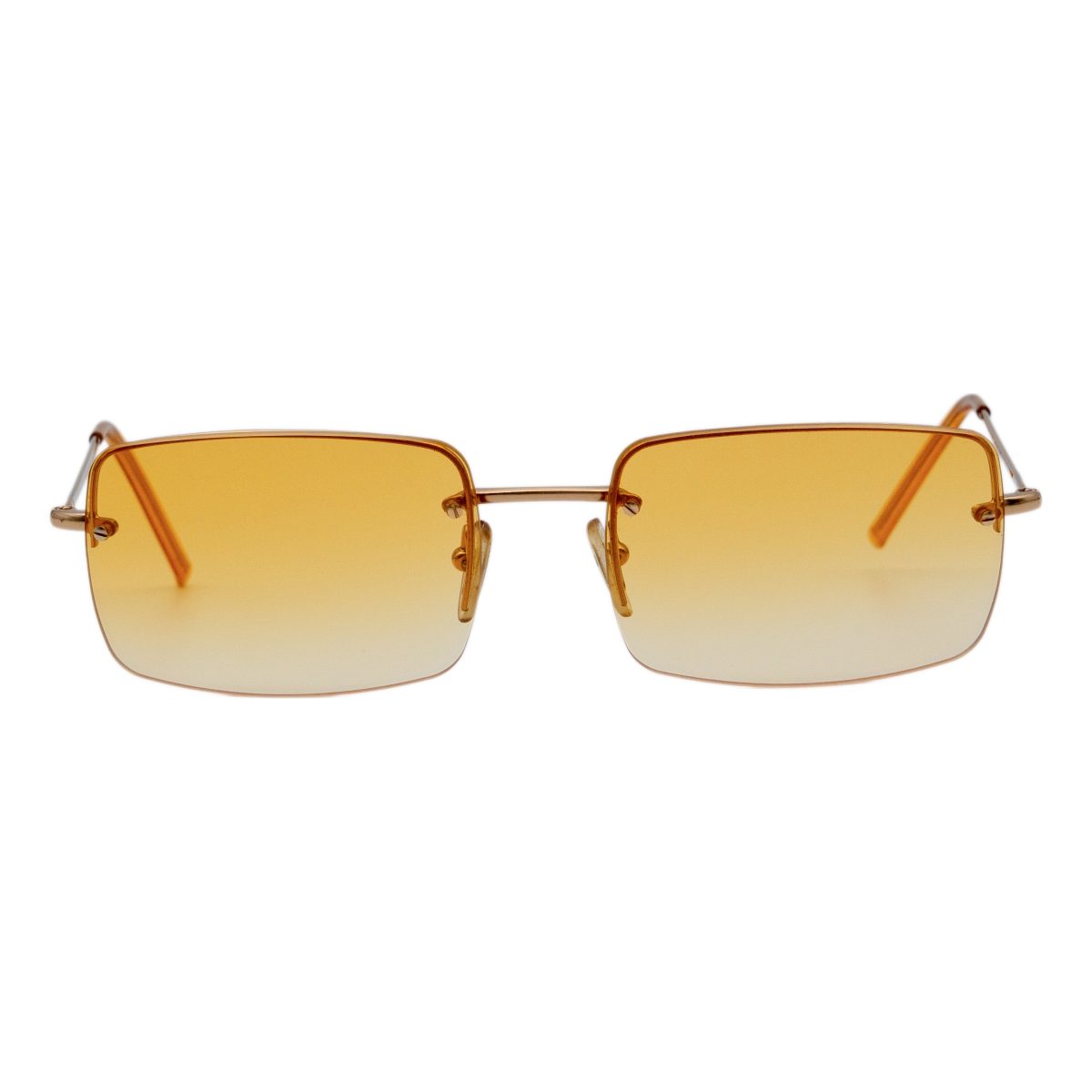 Gucci GG 1653 Gold Gradient Half Rimless Logo Sunglasses — photo 2