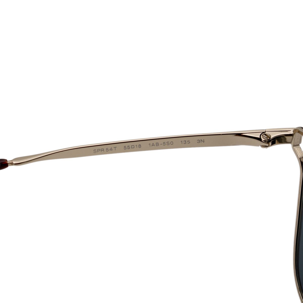 Prada SPR 54T Gold Metal Square Tinted Lens Logo Sunglasses — photo 8