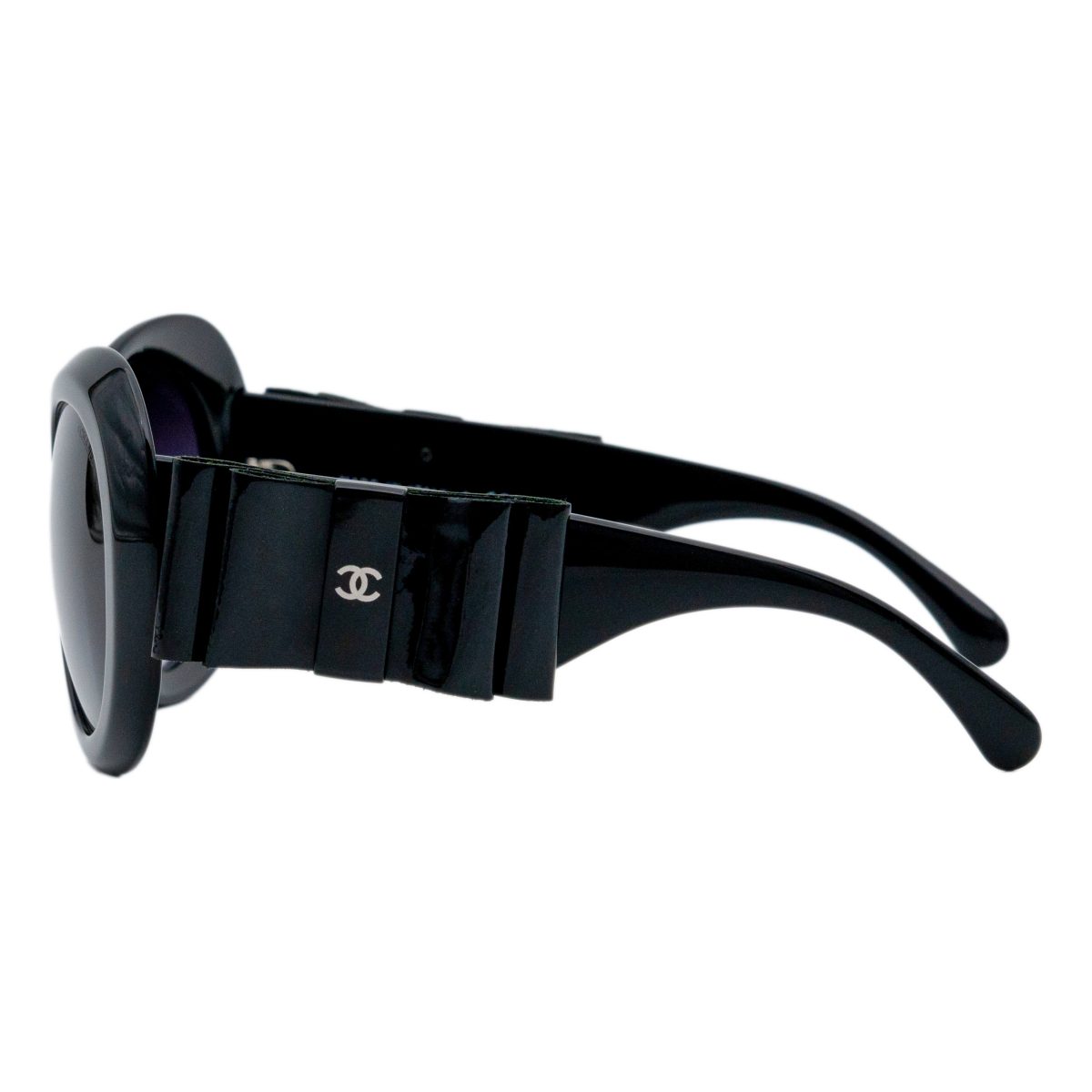 Chanel 5282 Black Round Gradient CC Logo Womens Sunglasses — photo 3