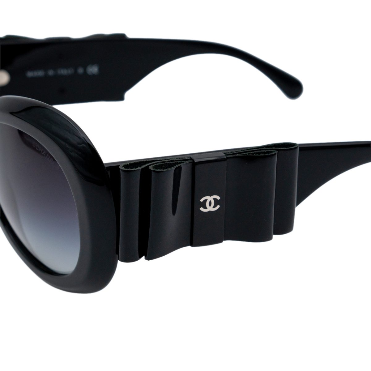 Chanel 5282 Black Round Gradient CC Logo Womens Sunglasses — photo 4