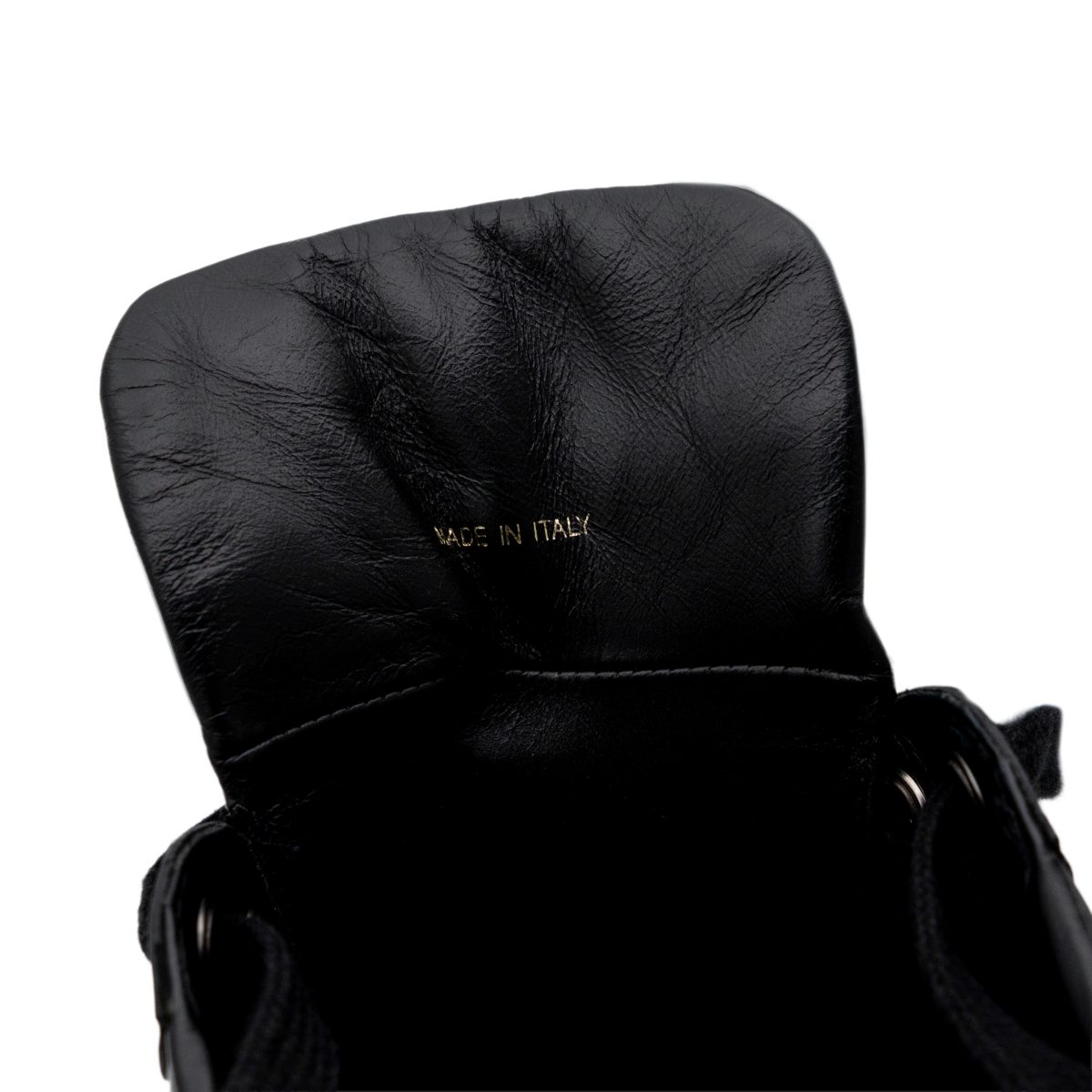 Prada Mens Black Smooth Leather Racing Logo Sneaker Shoes — photo 9